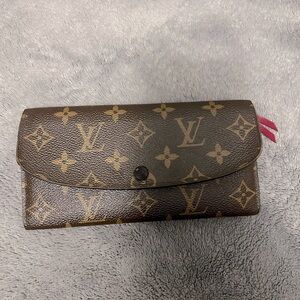 Authentic Emilie LV wallet